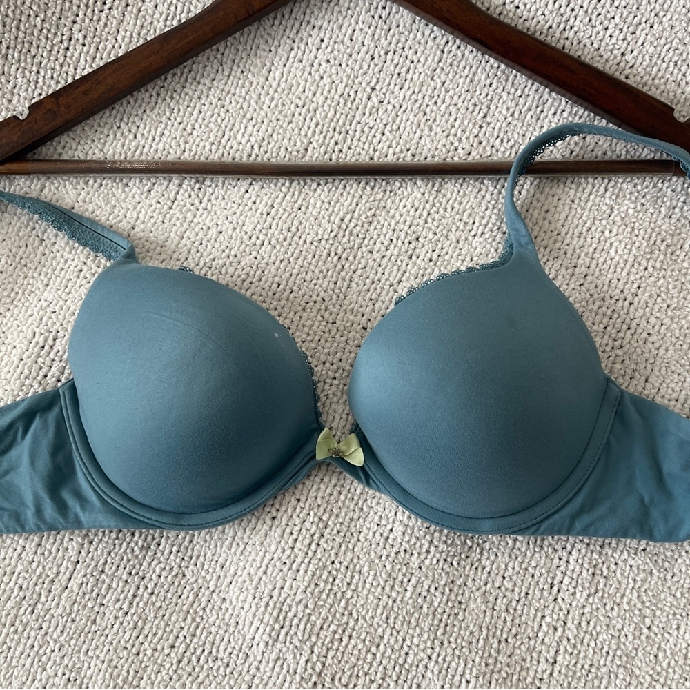 Victoria's Secret teal push up Bra 32D - Picture 2 of 7
